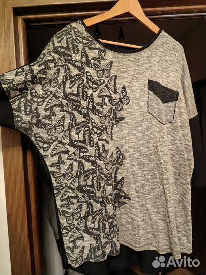 Кофта нарядная бабочки 58-60