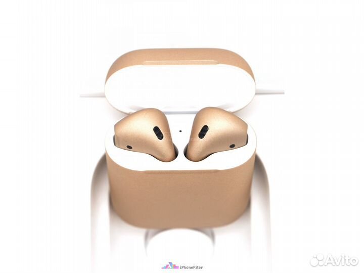 Беспроводные наушники AirPods 2 (Золотой)