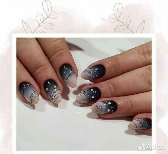 Наращивание, укрепление ногтей