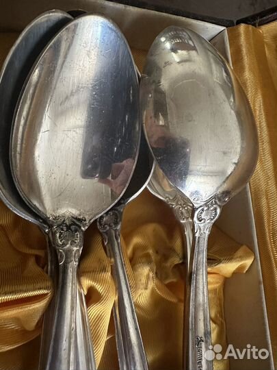 Мельхиор троянда, стрловые ложки