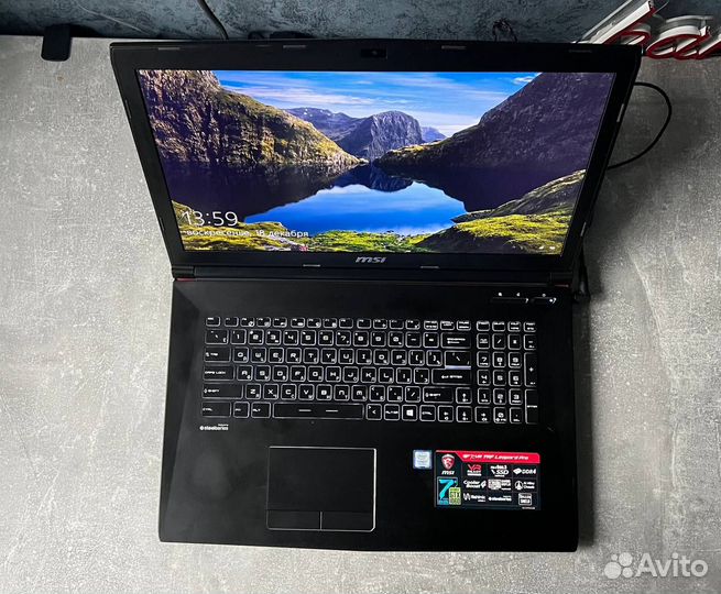 Игровой ноутбук MSI gp72vr Leopard Pro 7RF-282RU