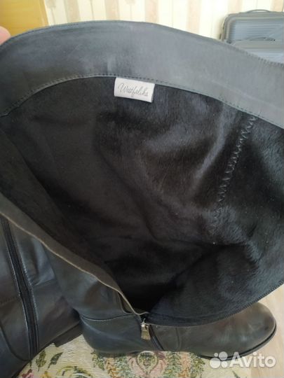 Сапоги женские натуральная кожа
