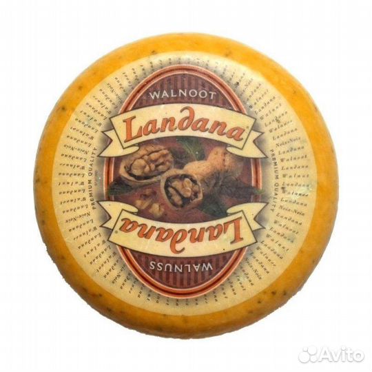 Сыр ландана с грецкими орехами