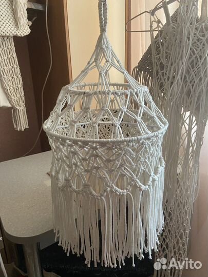 Абажур макраме
