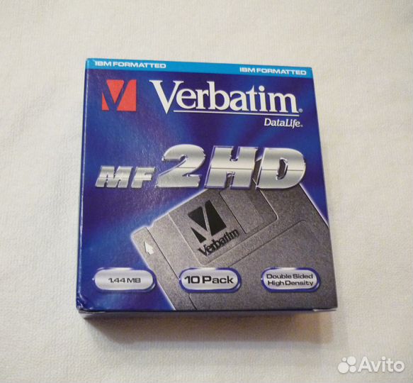Дискеты новые Verbatim DataLife MF 2HD 1.44