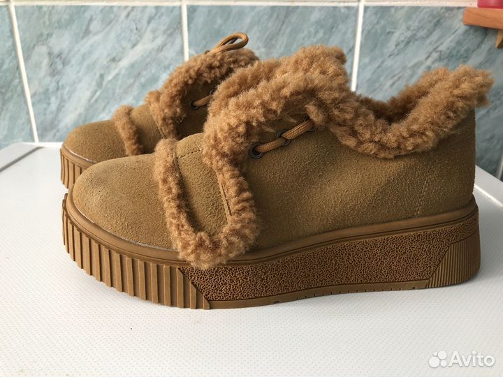 Ботинки мех зима 37 размер новые