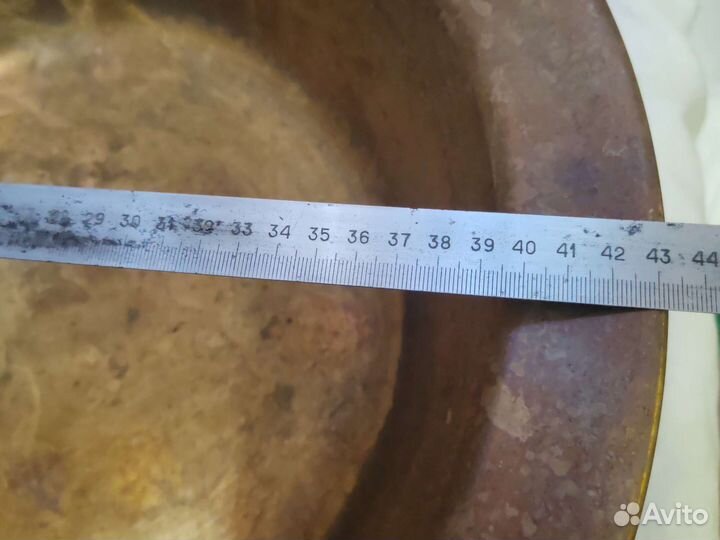 Латунный таз