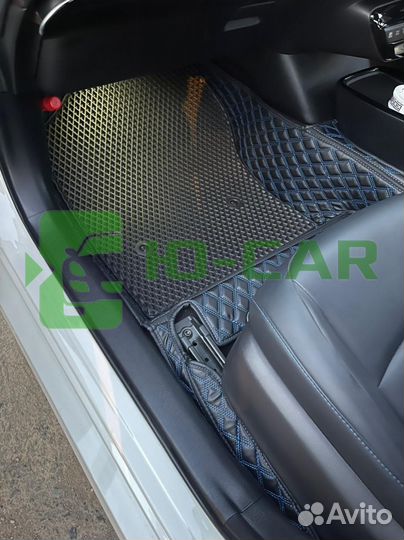 Автоковрики 3D с Бортиками на Toyota Prius 50