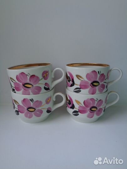 Чашки чайные дфз Вербилки СССР