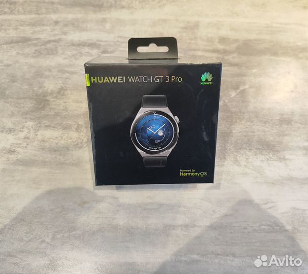 Новые смарт-часы Huawei Watch GT 3 Pro (черные)