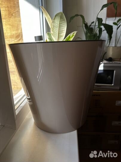 Горшок 16 литров на колесиках