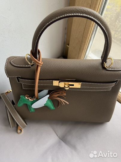 Сумка hermes kelly etoupe 28