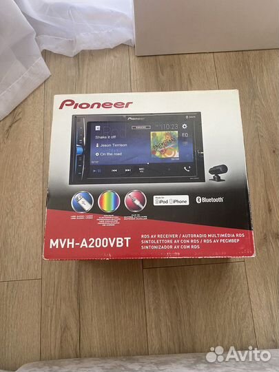 Автомагнитола pioneer MVH-A200VBT