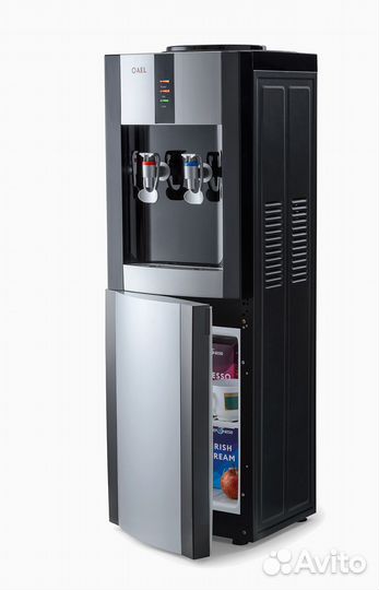 Кулер для воды lс-AEL-47b black/silver с холодильн