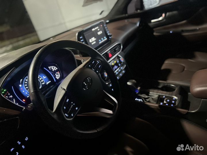 Hyundai Santa Fe 2.2 AT, 2019, 80 000 км