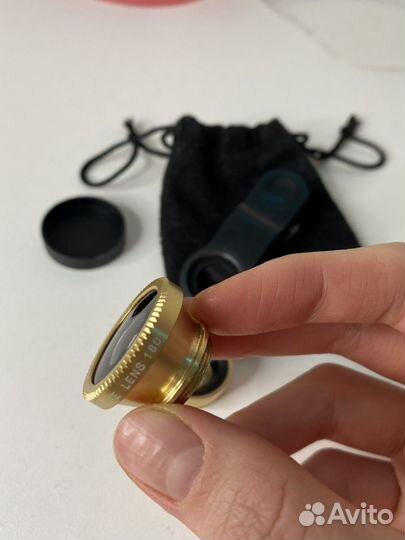 Линза для телефона макро, фишай, рыбий глаз