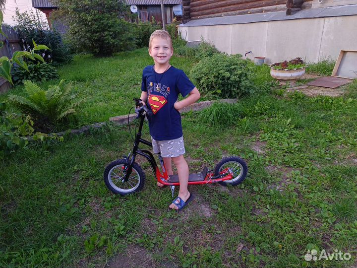 Самокат, проехал 5 мин, новый