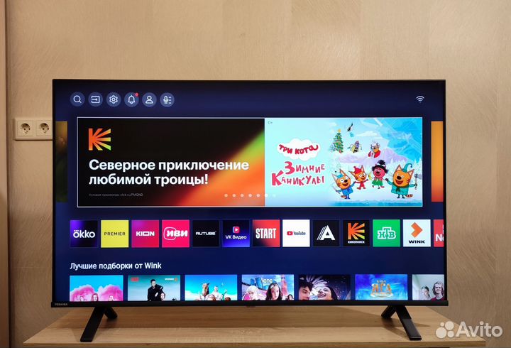 4K Toshiba 2023 SMART Wi-Fi голос 127см