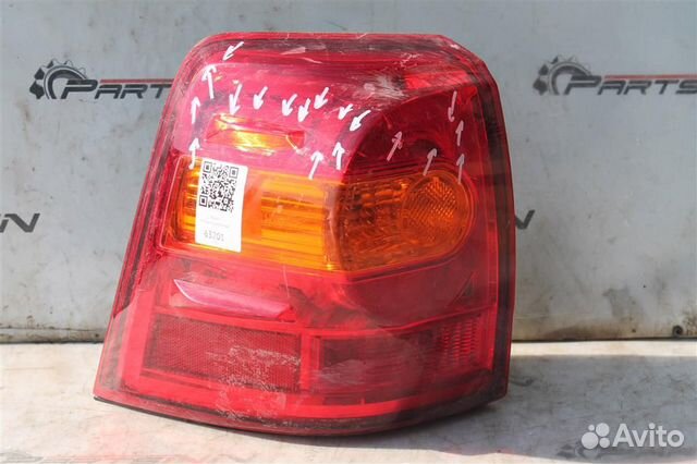 Фонарь задний левый Тойота Ленд Крузер 200