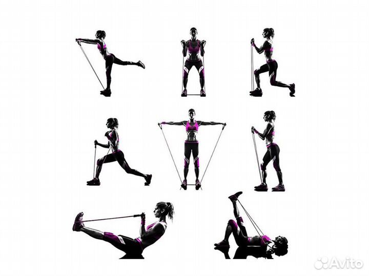 Трубчатый эспандер с ручками 11 кг Onhillsport