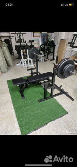 Штанга Гантели Скамья Стойки
