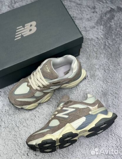 Кроссовки New balance 9060 светло-коричневые