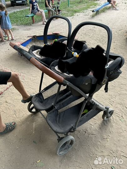Коляска для двойни 3 в 1