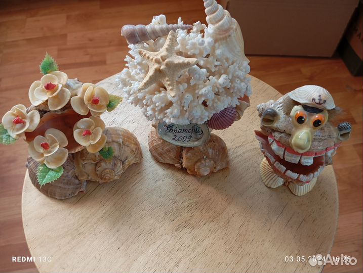 Сувениры из ракушек