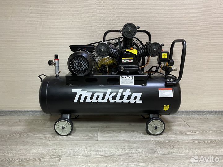 Компрессор воздушный 100 литров ремённой