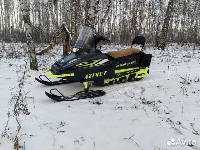 Мини-снегоход бурлак Азимут лонг 20 л.с