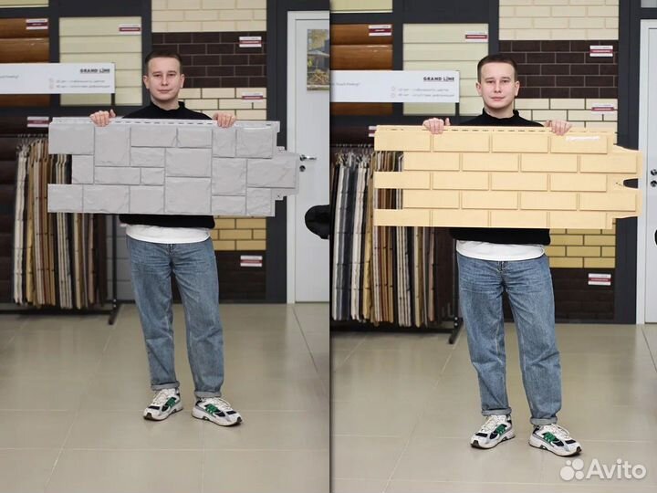 Фасадная панель Grand Line Дикий камень Classic