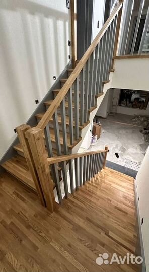 Лестница на второй этаж на заказ