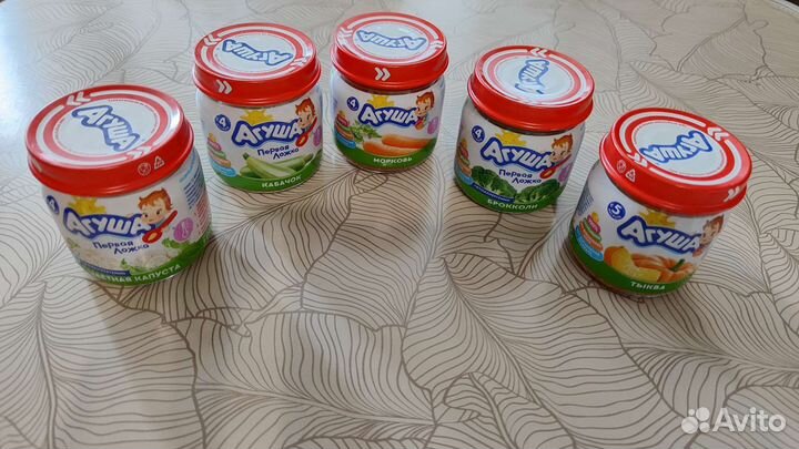 Детское овощное пюре Агуша