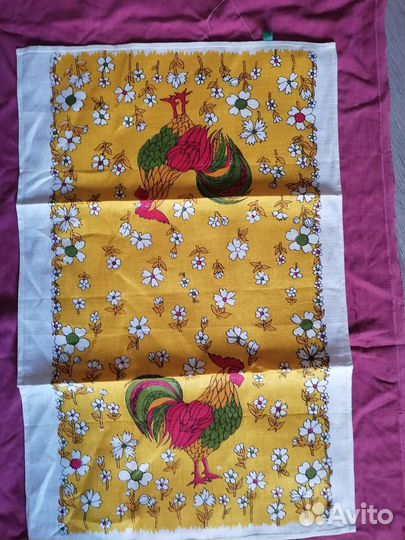 Полотенце лен СССР новые 5 штук