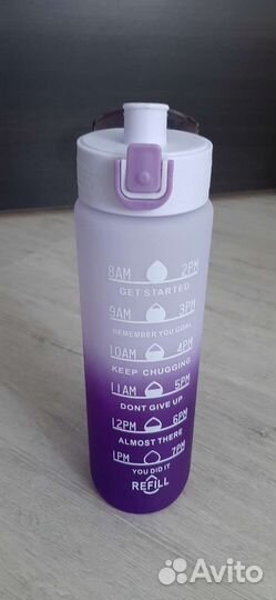 Бутылка для воды 1л пластик