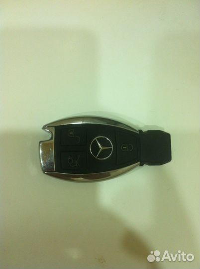 Ключ для мерседеса рыбка хромированный