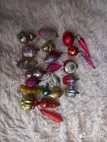 Елочные игрушки СССР советские