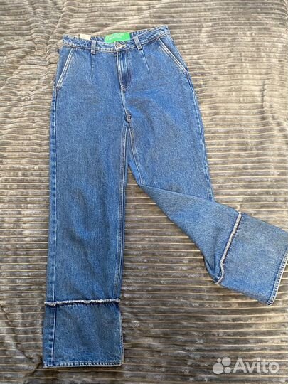 Джинсы женские широкие