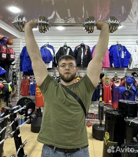 Гантели + штанга 2в1