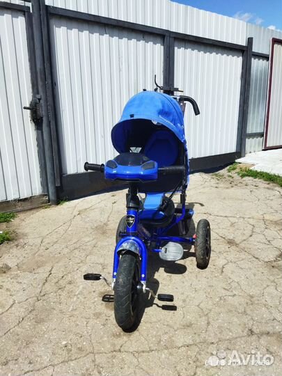 Детский трехколесный велосипед бу. Самокат в