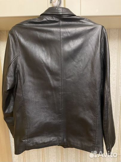 Куртка мужская кожаная демисезонная, размер (L)