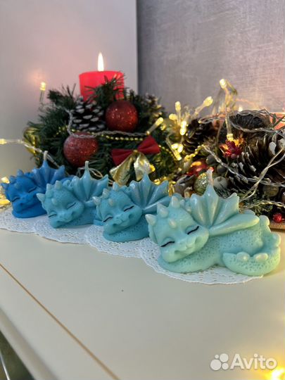 Свечи праздничные, новогодние, декор