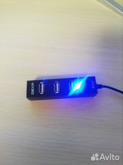 USB тройник + удлинитель длина 75см