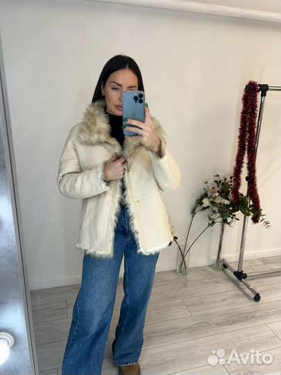 Шуба из тиградо двусторонняя 65 см