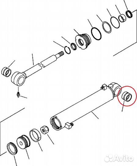 Втулка 707-76-60130