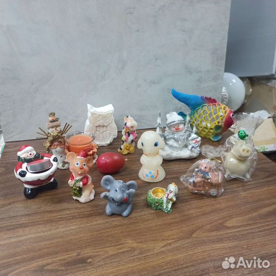 Свечки И Подсвечники Коллекционные Фигурки Ретро