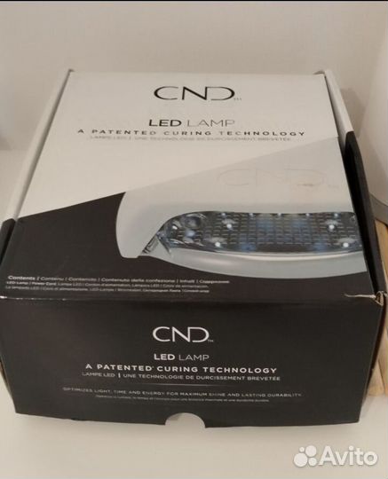 Лампа для маникюра cnd LED