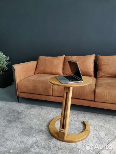 Журнальный столик к дивану из шпона березы