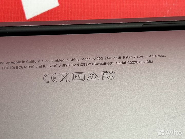 Ноутбук MacBook Pro 15 2018 512 SSD