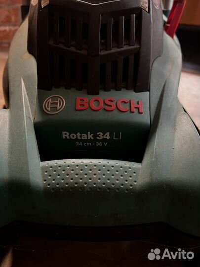 Газонокосилка электрическая bosch